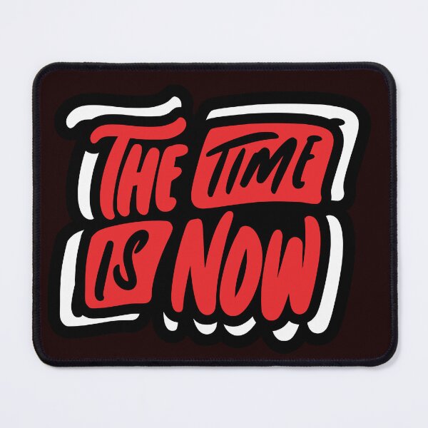 Item preview, The Time Is Now – Motivational Typography Design designed and sold by Design5pro.