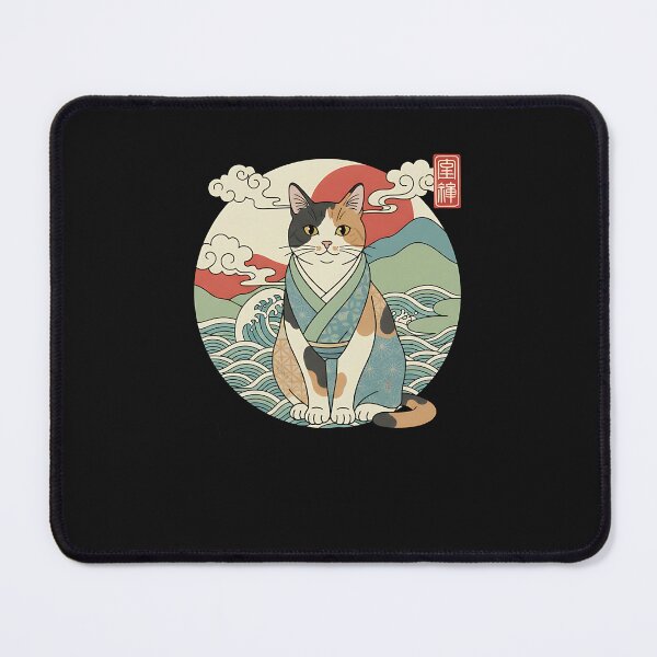 Item preview, Ukiyo-e Cat Wave Japanese Art  designed and sold by yaginoie.