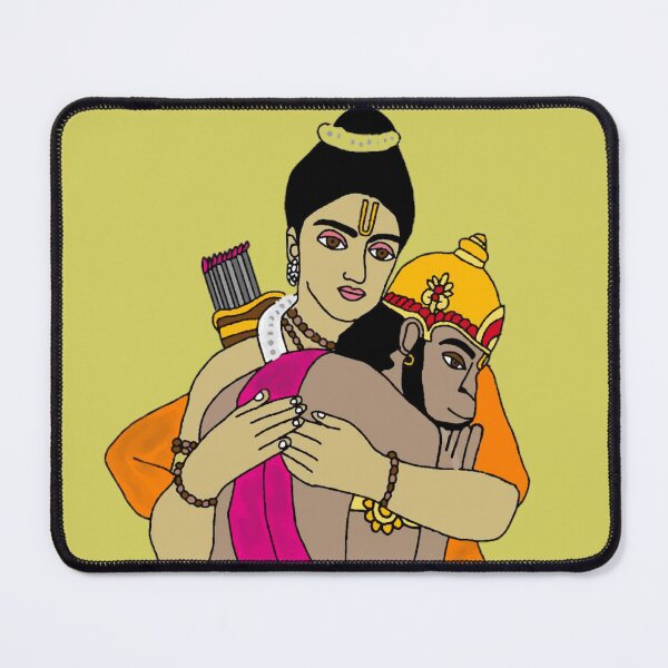 Item preview, Lord Hanuman Artwork – Powerful Hindu Monkey God designed and sold by Harshit_Digital_Arts.