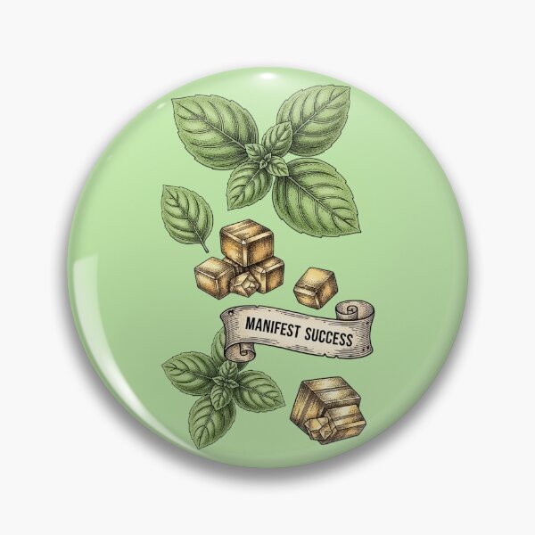 Item preview, Manifest Success - Basil & Pyrite Abundance Art designed and sold by Credisaim.