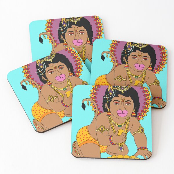 Item preview, Lord Child Hanuman Artwork – Powerful Hindu Monkey God designed and sold by Harshit_Digital_Arts.