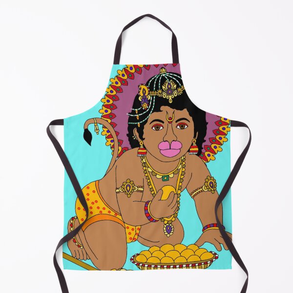 Item preview, Lord Child Hanuman Artwork – Powerful Hindu Monkey God designed and sold by Harshit_Digital_Arts.