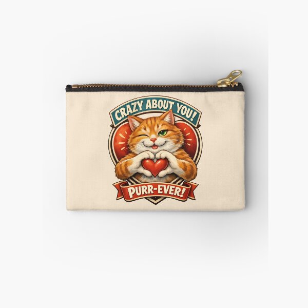Item preview, Valentine Cat with Love Heart – Retro Romance designed and sold by memememescat.