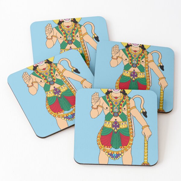 Item preview, Lord Hanuman Artwork – Powerful Hindu Monkey God designed and sold by Harshit_Digital_Arts.
