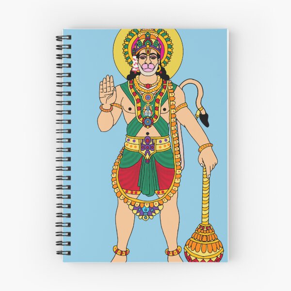 Item preview, Lord Hanuman Artwork – Powerful Hindu Monkey God designed and sold by Harshit_Digital_Arts.