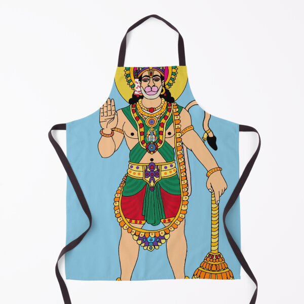 Item preview, Lord Hanuman Artwork – Powerful Hindu Monkey God designed and sold by Harshit_Digital_Arts.