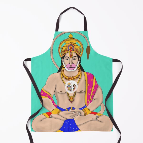 Item preview, Lord Hanuman Artwork – Powerful Hindu Monkey God designed and sold by Harshit_Digital_Arts.