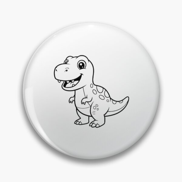 Item preview, Happy Baby T-Rex Dinosaur Line Art designed and sold by Modern   design.