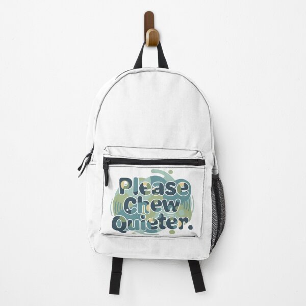 Item preview, Please Chew Quieter - Minimalist Retro Abstract Text Design designed and sold by axiksa10.