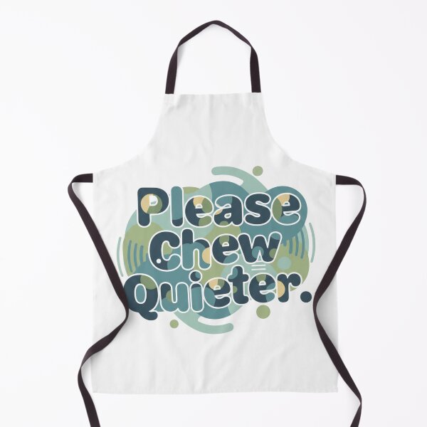 Item preview, Please Chew Quieter - Minimalist Retro Abstract Text Design designed and sold by axiksa10.