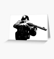 WWII Russian Infantry Greeting Card