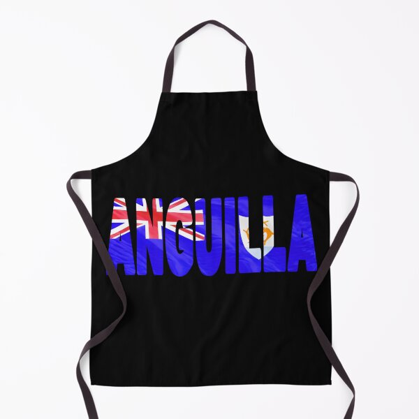 Item preview, ANGUILLA - Flag Flying in Wind cut to Letters Souvenir Sticker Shirt designed and sold by Adam Gormley.