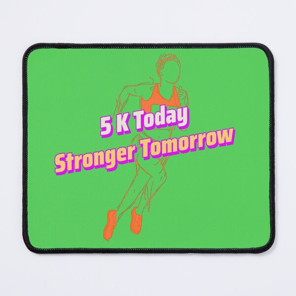 Item preview, 5 K Today Stronger Tomorrow Pink And Orange Design designed and sold by LynnLLewis.