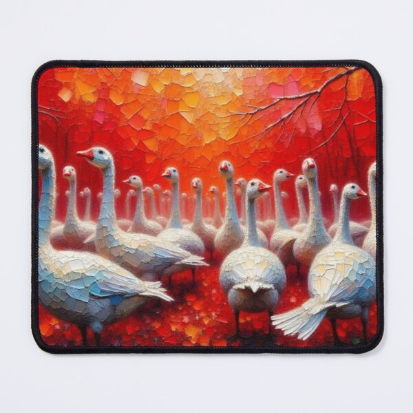 Item preview, Walking with Geese at Sundown designed and sold by Whimsical Art by Angela.