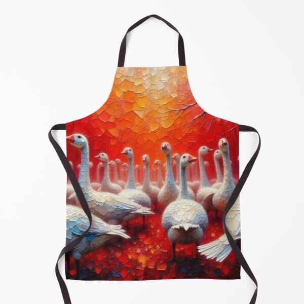 Item preview, Walking with Geese at Sundown designed and sold by Whimsical Art by Angela.