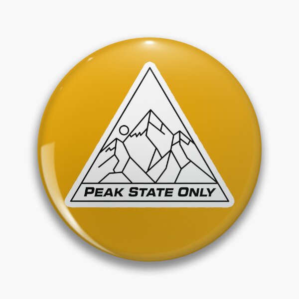Item preview, Minimalist mountain peak sticker with text designed and sold by homydesign.