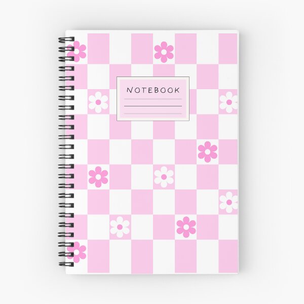 Item preview, Checkboard pink notebook designed and sold by EstiPop.