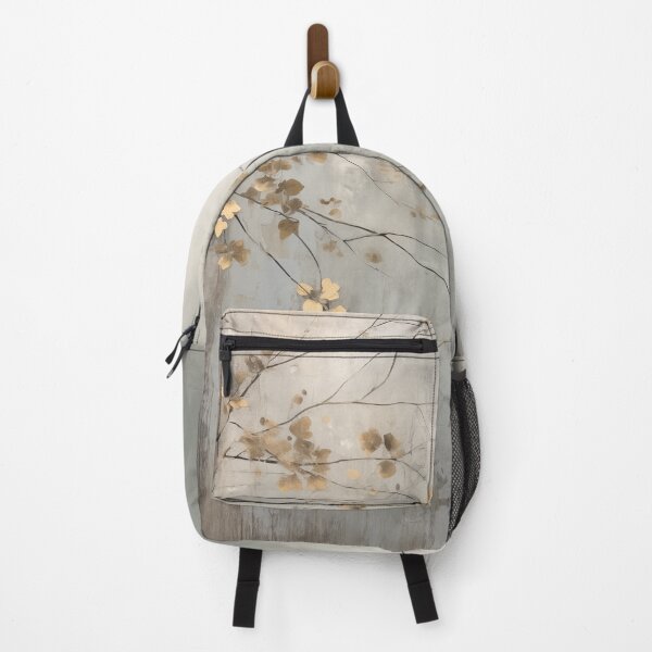 Item preview, Wabi sabi and japandi style inspired grey and gold abstract nature designed and sold by filigreedigital.