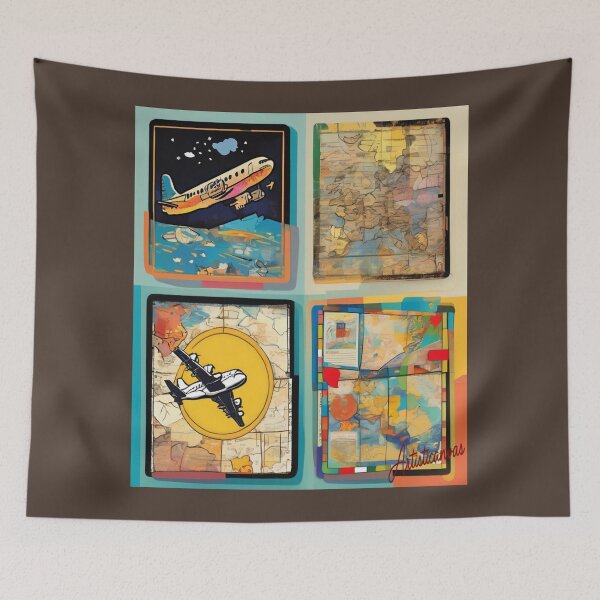 Item preview, "Vintage Travel Postcard: Exploring Through Design" designed and sold by Artisticanvas.