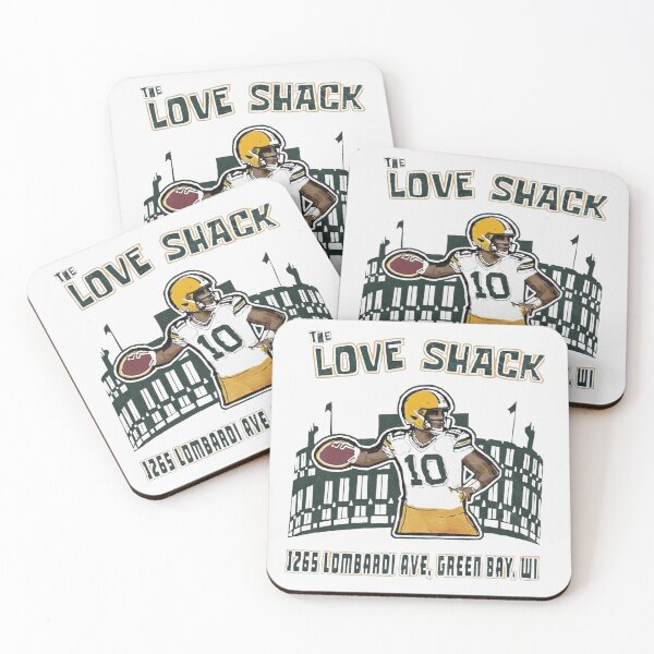 Item preview, Vintage The Love Shack 1265 Lombardi Ave Green Bay Football Fan Art Retro designed and sold by IrinaVeradeLeal.