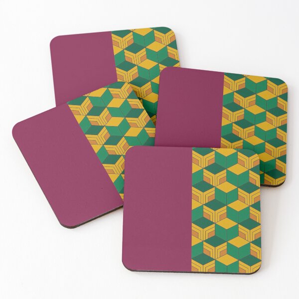 Item preview, Split Geometric Japanese Pattern - Water Pillar Aesthetic designed and sold by Jimakmo.