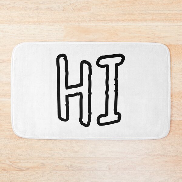 Item preview, Hi,  Greeting Outline Gritty designed and sold by Memes N Lore .