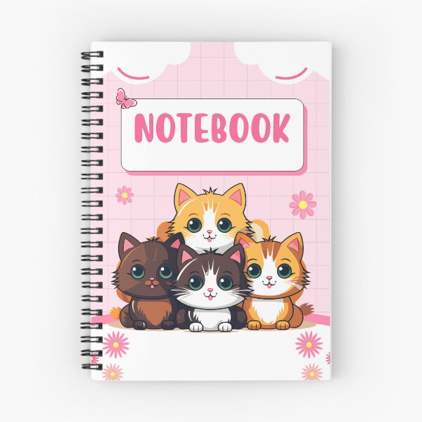 Item preview, Cute kitten notebook designed and sold by EstiPop.