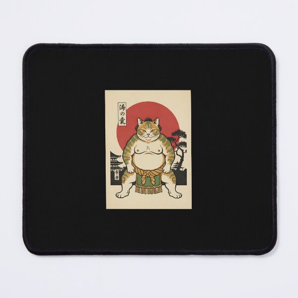 Item preview, Ukiyo-e Sumo Cat – Powerful Japanese Art designed and sold by SWEET-TINAPAY.
