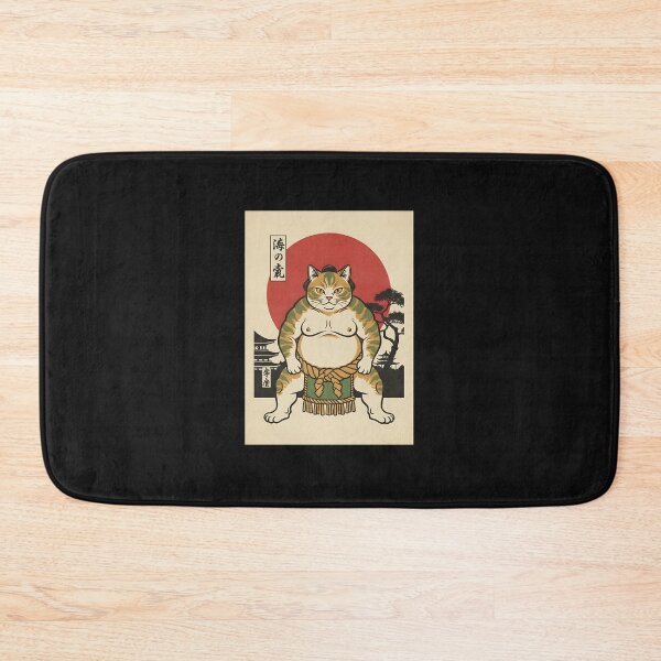 Item preview, Ukiyo-e Sumo Cat – Powerful Japanese Art designed and sold by SWEET-TINAPAY.