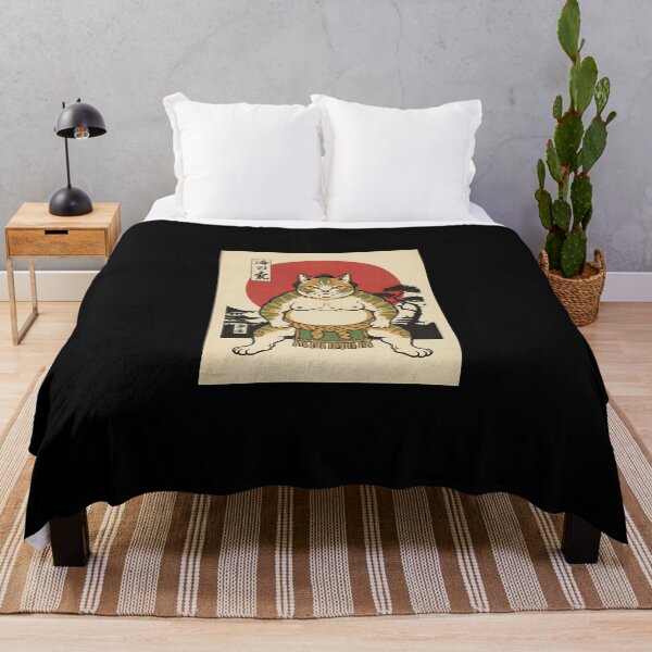 Item preview, Ukiyo-e Sumo Cat – Powerful Japanese Art designed and sold by SWEET-TINAPAY.