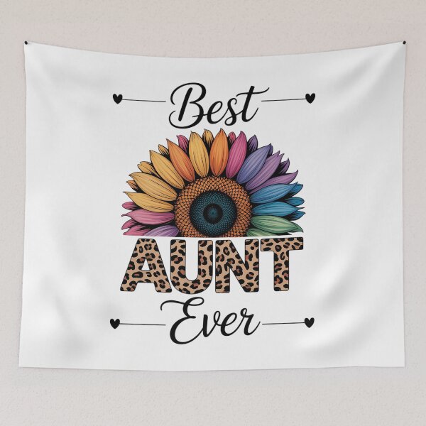 Item preview, Best Aunt Ever Sunflower Leopard Tie Dye Auntie Mothers Day designed and sold by AsteriskDatBArt.