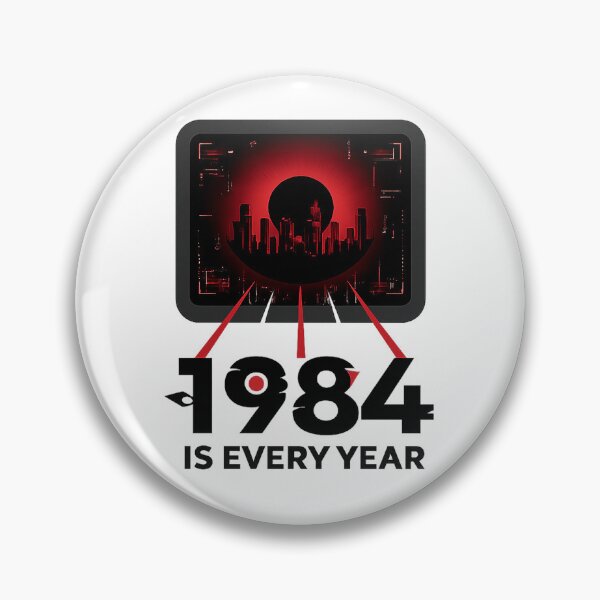 Item preview, 1984 Is Every Year – Permanent Surveillance (Dystopian Illustration) designed and sold by DandoLaTalla.