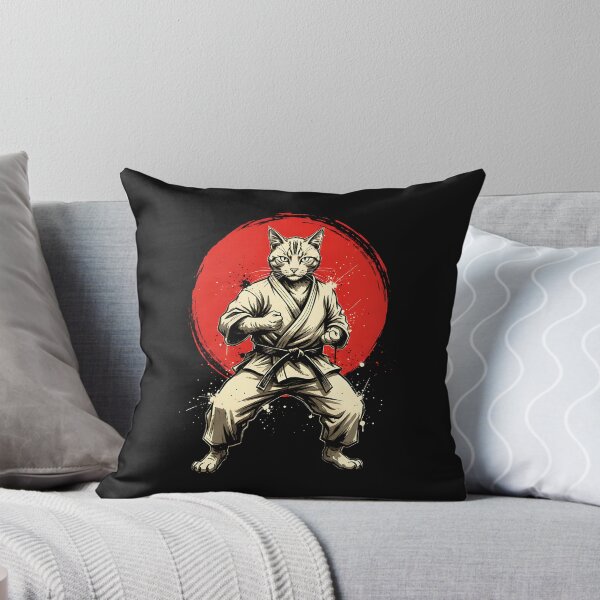 Item preview, Cat Karate Judo Japan Japanese Flag Funny Graphic  designed and sold by SWEET-TINAPAY.