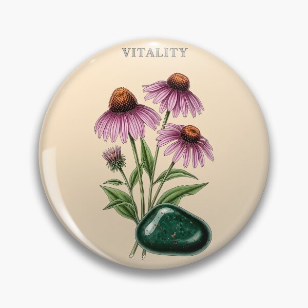 Item preview, Vitality - Echinacea & Bloodstone Healing Art designed and sold by Credisaim.