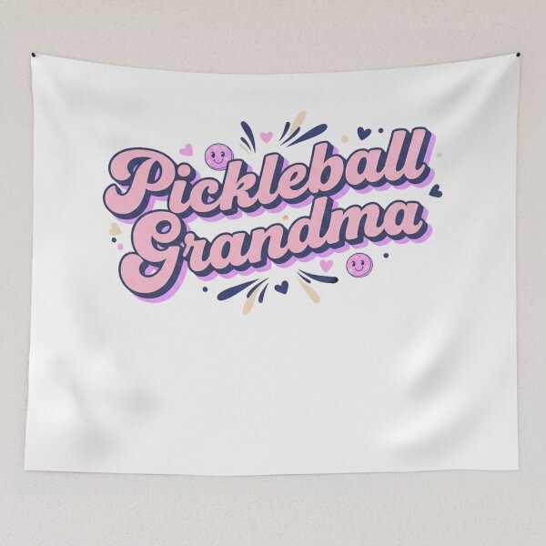 Item preview, Pickleball Grandma Retro Script T-Shirt | Playful Senior Athlete Gift | Fun Activewear for Grandmothers designed and sold by FitEnvy.