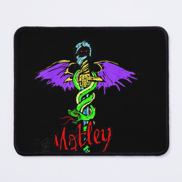 Item preview, Motley Crue Snake Wings Gothic Metal Illustration designed and sold by MatthiasFruehau.