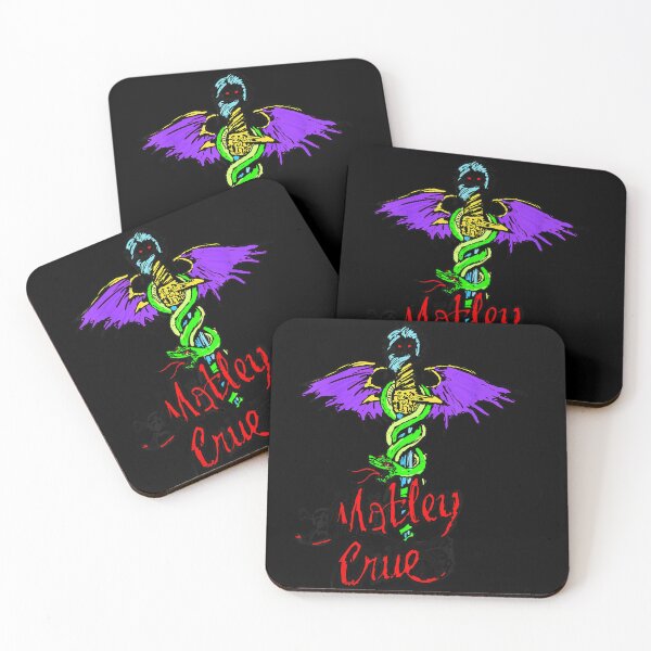 Item preview, Motley Crue Snake Wings Gothic Metal Illustration designed and sold by MatthiasFruehau.