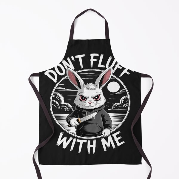 Item preview, Rabbit Pun Don´t Fluff With Me Evil Bunny Costume Halloween designed and sold by Dolostope.