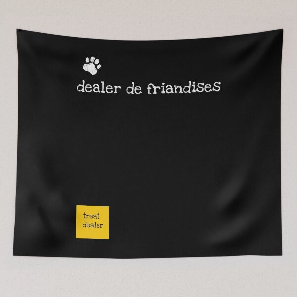 Item preview, Dealer de Friandises – Treat Dealer - Shirt For Dog Lovers designed and sold by FrancophileFun.