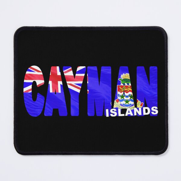Item preview, CAYMAN ISLANDS - Flag Flying in Wind cut to Letters Souvenir Sticker Shirt designed and sold by Adam Gormley.