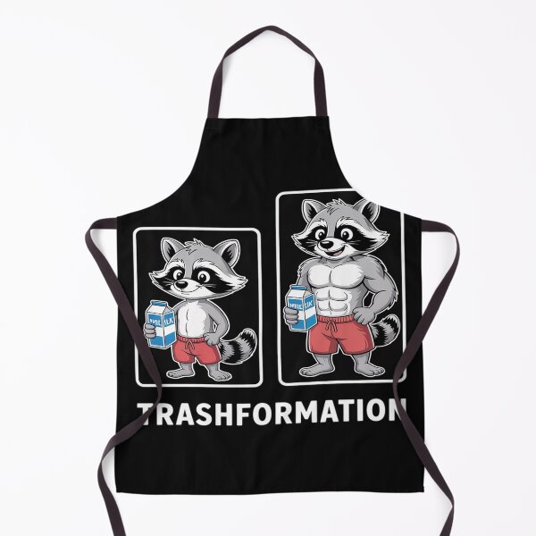 Item preview, Raccoon Trash Transformation Garbage Workout Gym Fitness designed and sold by Dolostope.