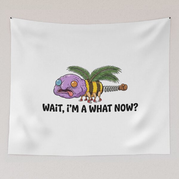 Item preview, Wait, I'm a What Now? Surreal Dream Creatures with Funny Captions designed and sold by Tamer ⭐⭐⭐⭐⭐.