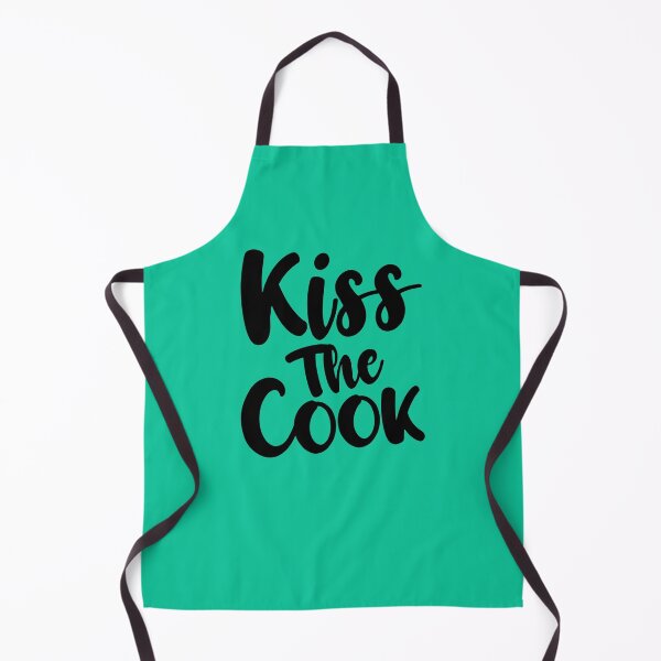 Item preview, Kiss The Cook. Funny Cooking Quote. Novelty Cooking. Kitchen Quote.  designed and sold by DesignHouse07.