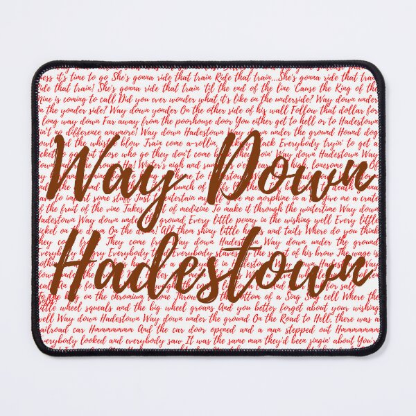 Item preview, Hadestown Lyrics designed and sold by broadwaygirl142.