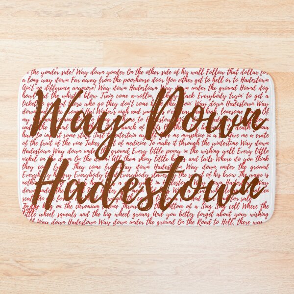 Item preview, Hadestown Lyrics designed and sold by broadwaygirl142.