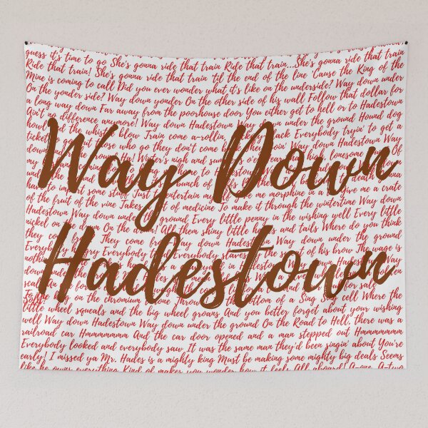 Item preview, Hadestown Lyrics designed and sold by broadwaygirl142.