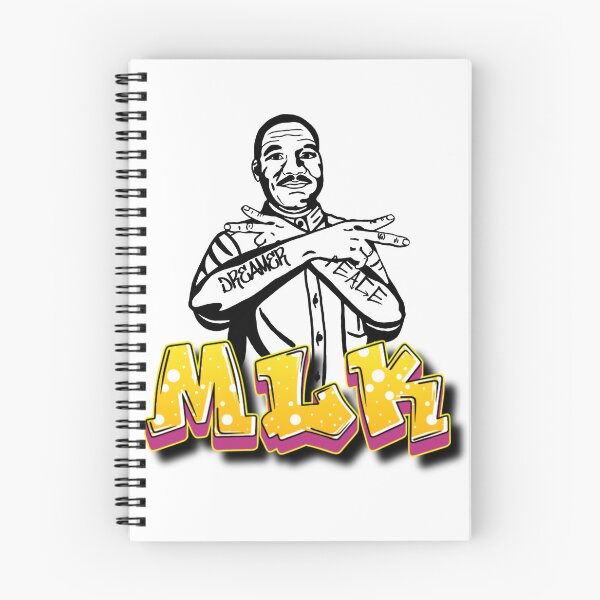 Item preview, Martin Luther King if he was a part of Hiphop graffiti culture. designed and sold by Blockhead Designs.