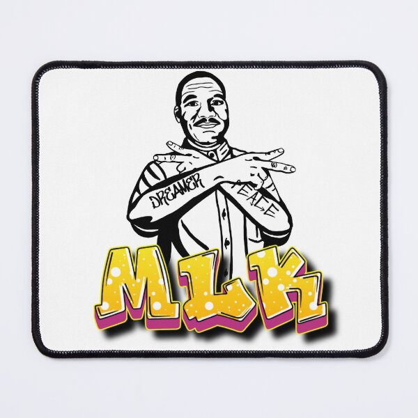 Item preview, Martin Luther King if he was a part of Hiphop graffiti culture. designed and sold by Blockhead Designs.