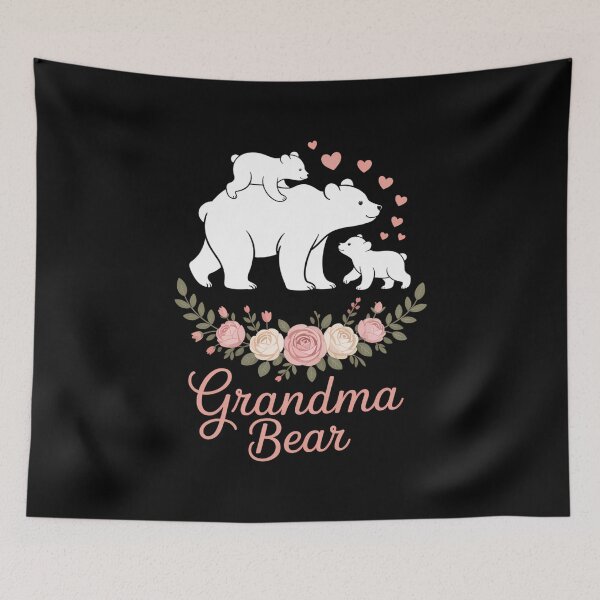 Item preview, Grandma Bear Matching Family Floral Bear Grandma Mothers Day designed and sold by CruelShadesSt.