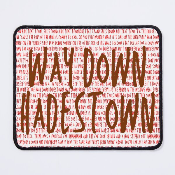 Item preview, Hadestown Lyrics designed and sold by broadwaygirl142.